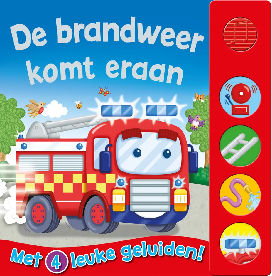 Brandweer komt er aan - Geluidboek
