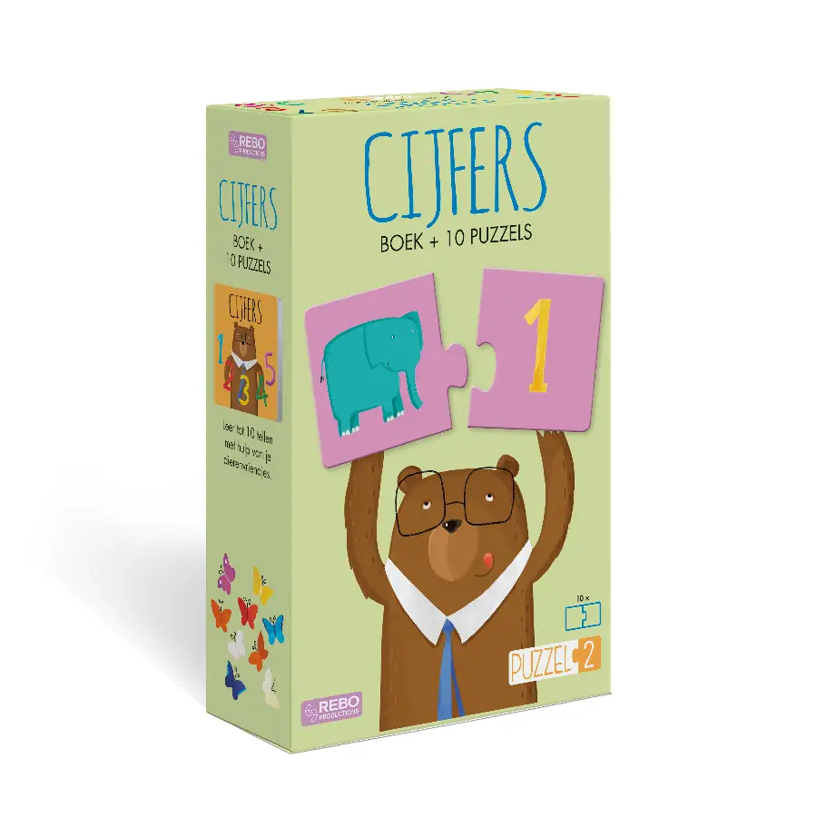 Cijfers Boek +10 puzzels