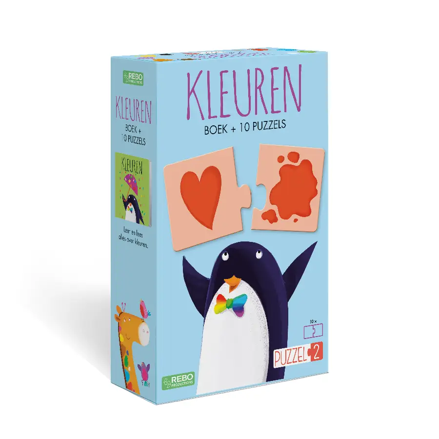 Kleuren Boek + 10 puzzels